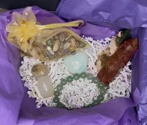 $75 Standard Mystery Crystal Box  Affordable & Magical | Towers • Carvings • Tumbles • Freebie Surprise