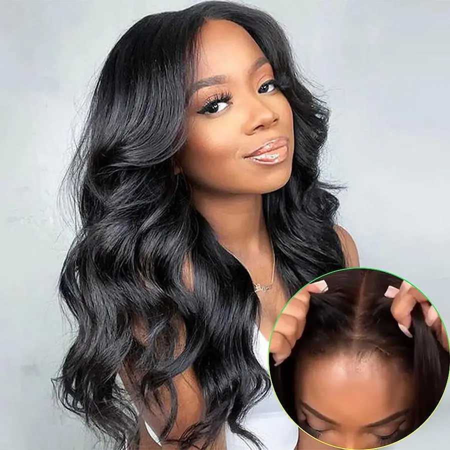 Bling Hair Body Wave 6x4 Glueless Wig Human Hair Pre Plucked Pre Cut Lace Wig Ready to Wear 5x5 Lace Closure Wig For Black Women #TikTokShopHolidayHaul