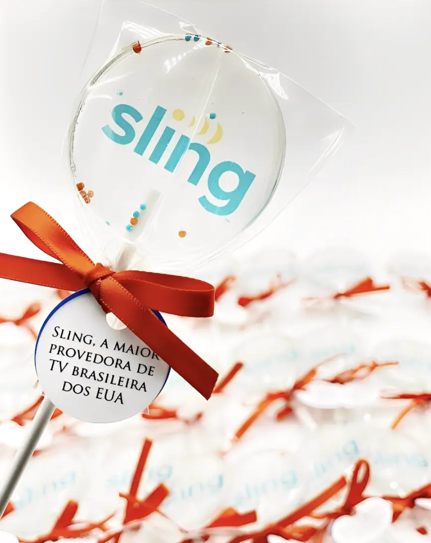 Custom Logo Lollipops — Crystal Clear Isomalt | Corporate Gifts & Trade Shows