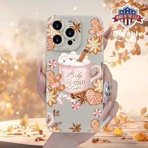 Christmas Warm Winter Coffee Gingerbread for Man Print Fashion Mobile Phone Case for iPhone 16/16PRO/16PROMAX/15/ 15PLUS/ 15PRO/ 15PROMAX/ 14/ 14PLUS/ 14PRO/ 14PROMAX/ 13/ 13mini/ 13PRO/ 13PROMAX/ 12/ 12mini/ 11/ 8/ 7/ SE Series, New Year Gift