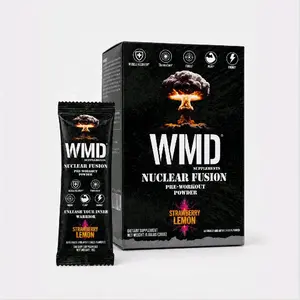 WMD Nuclear Fusion Pre-Workout Sachets – Strawberry Lemon, 20 Count