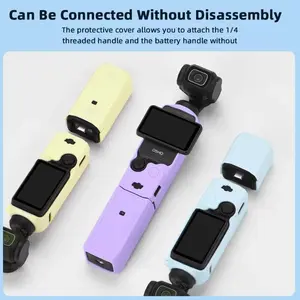 Silicone Protective Case for DJI OSMO Pocket 3 Anti-Scratch Lens Cap Cover Shell for Pocket 3 Camera Accessories