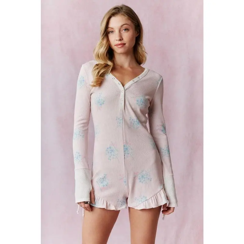 Pillow Talk Sleeper Onesie (PINK)