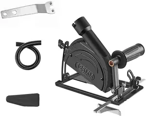 Angle Grinder Holder 45 Degree Adjustable Angle Grinder Accessories Cover for Safely Cutting and Grooving (1× Base Bracket 1× Ruler)