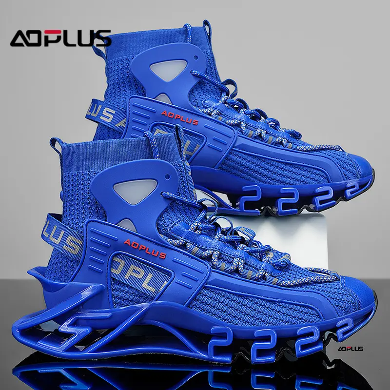 AOPLUS CYBERPUNK PLATFORM SNEAKERS    3.2" hidden height boost! Futuristic ventilated design, ultra-lightweight cloud comfort. Seamlessly transitions from streetwear to outdoor techwear. LIMITED STOCK! # CyberpunkStyle # HiddenHeightShoes # Techwear Snea