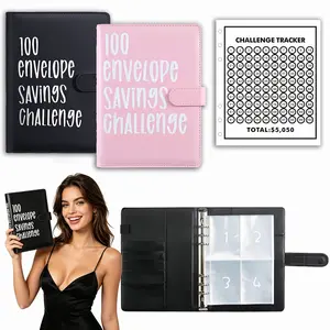 100 Envelopes Monthly Saving Challenge, Financial Budget Binder, Savings Challenge Notepad, Cash Sorting Organizer, Household Budget Planner, Anniversary Gifts Income Logger