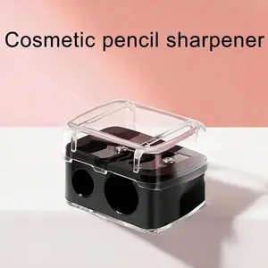 Dual-Size Makeup Pencil Sharpener, Suitable for Eyebrow, Eyeliner, Lipstick, Compact Portable Cosmetic Tool, Makeup Tools Gift, Ideal Gift for Women