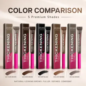 Fiber Eyebrow Dye Series Waterproof Color Water Resistant Brow On Fleek Hair-Like Brow Shape Natural Stereoscopic Makeup Look Effortless Brow Clear Thin Wild Brow Solution