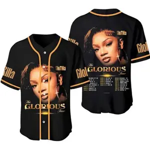 Baseball Jersey Glorious Album Cover Baseball Jersey Glorilla Merch Music Baseball Jersey Trending tour Baseball jersey,Gift For Fan