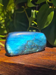 Labradorite Crystal Free Form Carving "C"