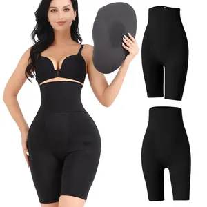Women Butt Lifter Panties with Belt High Waisted Tummy Control Hip Enhancer Underwear with Waist Trainer Seamless Booty Lifting Shapewear