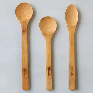 Wooden Bamboo Spoon Set – Sustainable Tools for Cooking & Serving