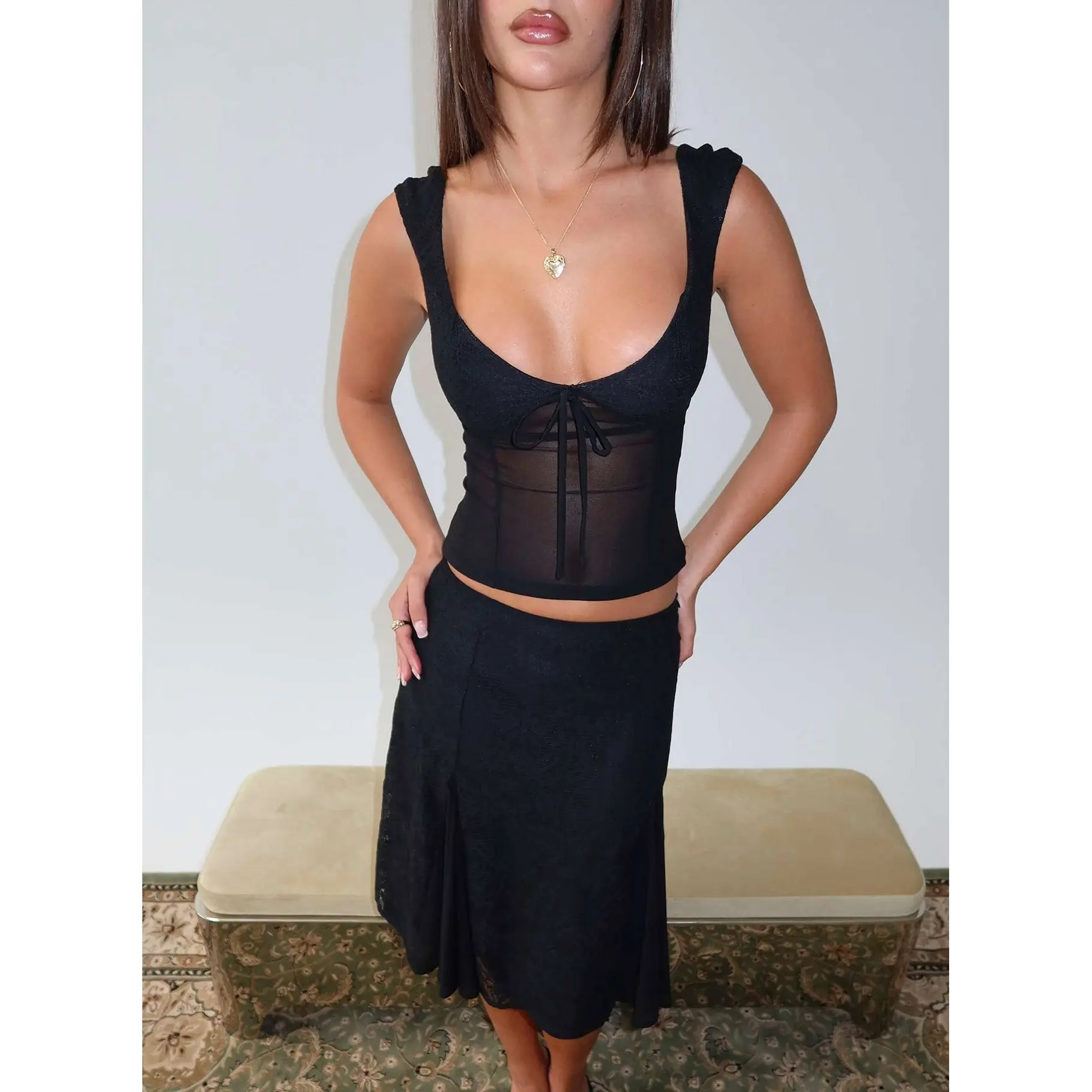 Quani Lace Top Black