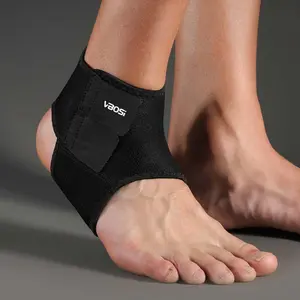 VBOSI Ankle Brace with Adjustable Straps - Breathable Open Heel Support for Men Women, Non-Slip Fit for Running, Basketball & Gym