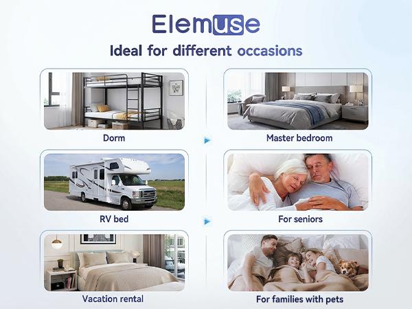 【TikTok Shop Mother's Day】ELEMUSE Extra Thick Mattress Topper for Back Pain, Plush Soft Pillowtop with Elastic Deep Pocket, cooling Down Alternative Filling, Soft Pillow Top for Better Sleep & Back Pain Relief 【TikTok Shop Mother's Day】ELEMUSE Extra Thick Mattress Topper for Back Pain, Plush Soft Pillowtop with Elastic Deep Pocket, cooling Down Alternative Filling, Soft Pillow Top for Better Sleep & Back Pain Relief