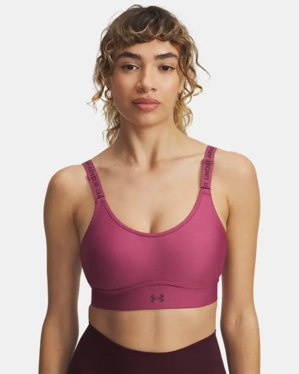 Under Armour Infinity 2.0 Women's Mid Sports Bra Lightweight Compression Activewear Yoga Clothes Under Armour Infinity 2.0 Women's Mid Sports Bra Lightweight Compression Activewear Yoga Clothes