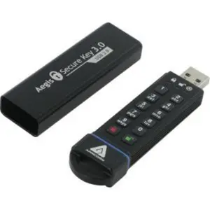 212 MAIN 480GB AES-XTS Hardware 256-Bit Encrypted Secure USB 3.0 USB Stick, Multi-Platform External Portable Flash Drive for Secure Data Storage