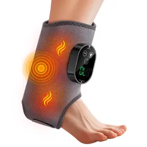 Electric Ankle Massager, Hot Compress Vibration Model, Ankle Joint Relaxation, Arm and Ankle Protection, Charging Design, Relaxation Aid, Therapy