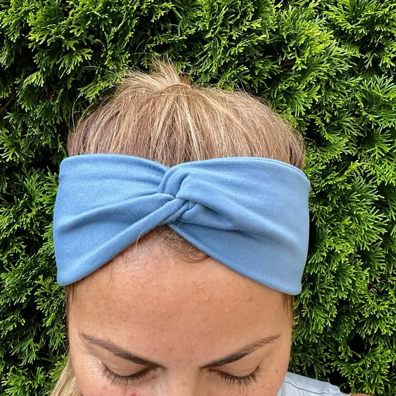 Blue Harmony Knotted Headband