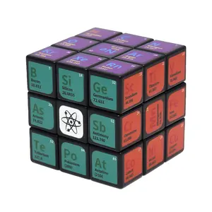 Three-order element Rubik's Cube children's educational toys chemical element Rubik's Cube student learning tools desk desktop decoration ornaments