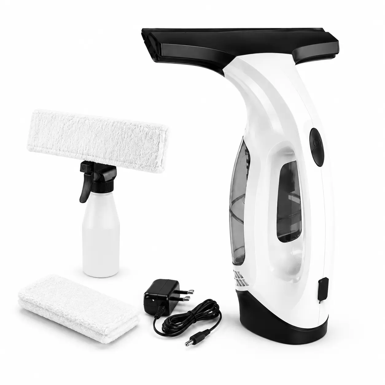 Cordless Window Vacuum Cleaner, 2000Pa Handheld Electric Squeegee, Rechargeable Glass Cleaner with 150mL Tank for Shower Doors, Mirrors & Car Windows