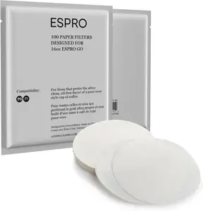 ESPRO 100 Count Coffee Paper Filters for ESPRO French Presses