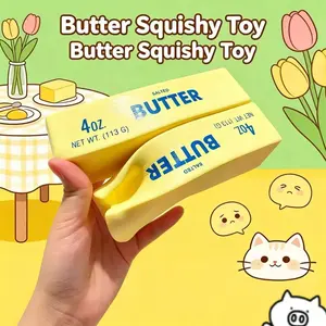 Cream Stick Shaped Butter Squishy Toy Fragrant Soft Slow Rebound Squeeze Toy Portable Stress Relief Decompression Toy Cute Novelty Play Toy Perfect Holiday Birthday Surprise Gift For Kids Adults