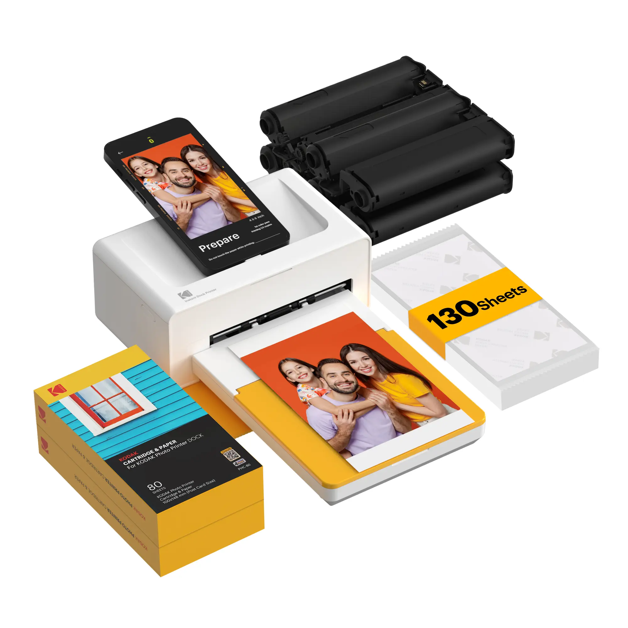 [LIVE] KODAK Dock Plus Printer + 130 Prints Bundle