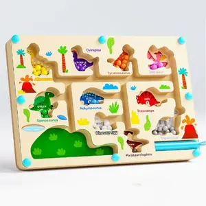 Colorful Wooden Maze Puzzle Toy for Kids, Enhances Color Recognition & Math Skills, Ideal Christmas or Birthday Gift for Ages 3+