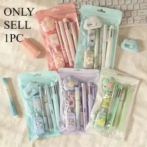 7-Piece Gradient Color Stationery Set, Mechanical Pencils Set, High School Student Supplies, Perfect Gift for Students, Stylish Office & Study Essentials
