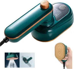 Foldable Portable Steam Iron for Travel - 2026 Mini Handheld Steamer, Dry & Wet Ironing Machine, Compact Foldable Design for Clothes, Cruise & Business Trip Must Have (Green)