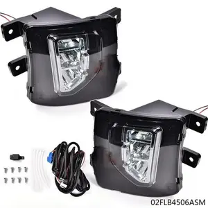 CROSSDESIGN BUMPER HID LED DRIVING FOG LIGHTS W/ SWITCH  FIT FOR 16-18 CHEVY SILVERADO 1500