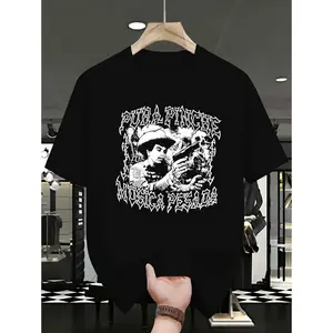 music culture cotton T-shirt