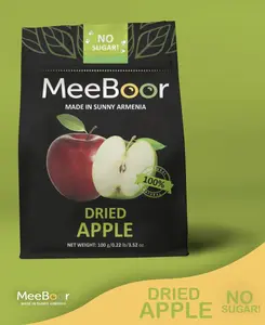 Sun Dried Apple Fruit 100% Natural / No Added Sugar / Pure Snack