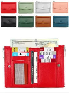 Women's Vintage Large Capacity Durable Stylish Wallet with Snap Closure, Dual Fold Credit Card Holder, ID Window, Multi-Functional Pouch, Zipper Card Holder, Ideal Gift,Valentine's Day gift