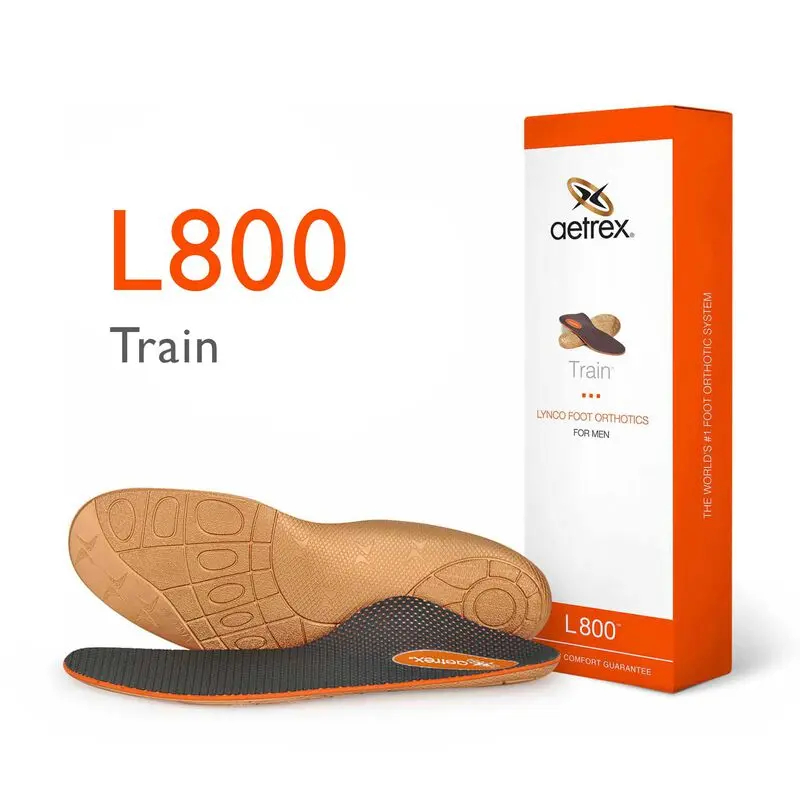Aetrex Men's Athletic Foam-Mesh Orthotic Insoles - Arch Support, Breathable Mesh Fabric, Cushioned Heel Liners for Gym Workouts, Pain Relief, Dry Feet Solutions
