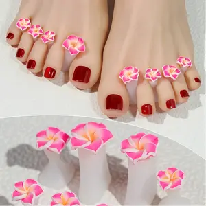 8-piece silicone petal nail separator - petal toe separator, women's nail care tool, suitable for preventing smudging when applying toenail polish, for daily DIY designs, Pedicure Tool