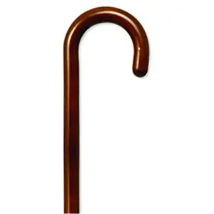 Alex Orthopedic  Tourist Handle Wood Cane - Walnut Stain
