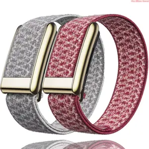 Premium Nylon Cashmere Braided Band - Soft, Breathable Sport Loop Wrist Strap Accessory for Whoop 5.0, Adjustable Hook-and-Loop Wearable Tech Replacement for Fitness, Daily Use (No Watch), Accessories