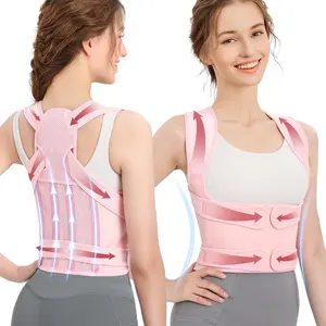 Back Brace Posture Corrector for Women and Men, Shoulder Straightener, Adjustable Full Back Support, Upper and Lower Back Pain Relief - Scoliosis, Hunchback, Hump, Thoracic, Spine Corrector