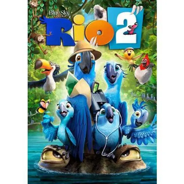 Used Book - Rio 2 DVD Video - English Language Literature & Art Book