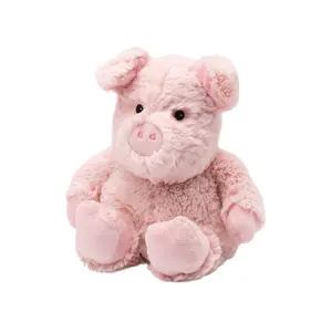 212 MAIN Pig-Shaped Plush Fabric Pet Toy, Soft Stuffed Animal for Dog and Cat Playtime