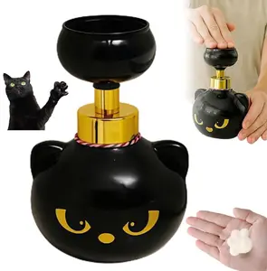 Automatic Cat Paw Soap Dispenser, Touchless Foaming Hand Wash Pump, Cute Refillable Paw Print Bottle, Fun Kawaii Bathroom Decor, Cat Lover Trending Gift