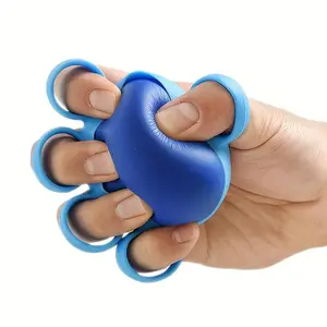 Five Finger Grip Ball, Hand Grip Strength Enhancer, Hand Grip Strengthener, Finger Extension Training Tool, Hand Strengthener for Home Gym, Grip Trainer