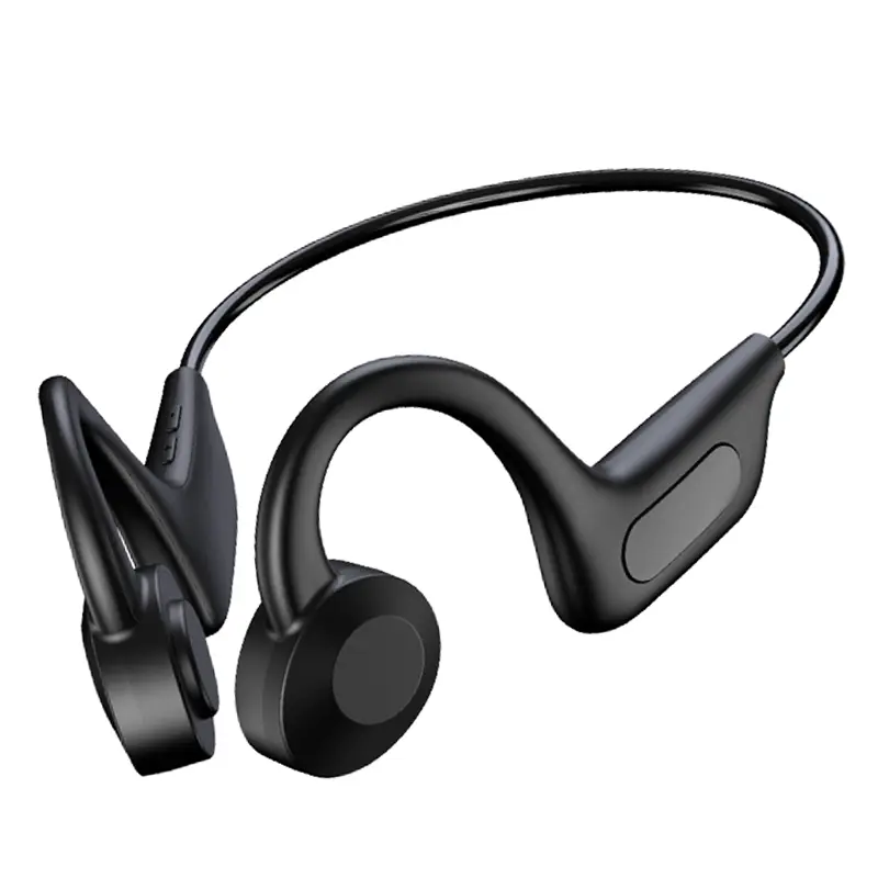 YYK-Q33 Open Ear Bluetooth Headphones, Wireless Headset with Mic, Dual Connection, Mute Button, Comfortable for Work, Driving & Workout