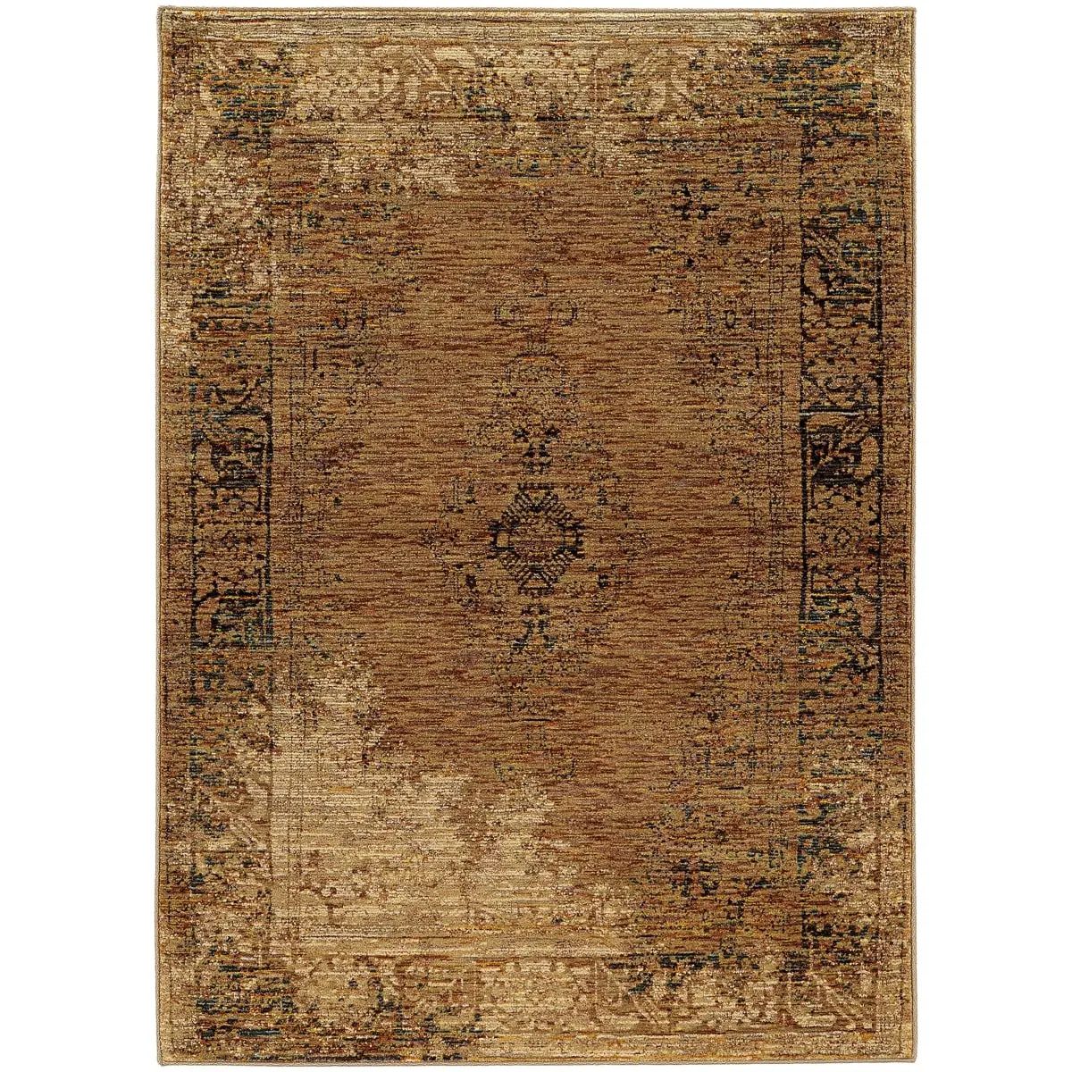 Oriental Weavers Andorra 6845D 2x3 Rectangle - Gold/ Brown-Nylon/PolyP