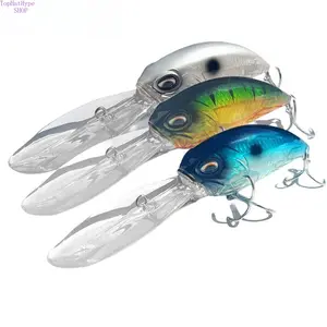 Deep Diving Sinking Minnow Fishing Lures - Long Lip Crankbait, Realistic Swimbaits, Sharp Treble Hooks, Durable Hard Baits for Freshwater, Saltwater Bass, Walleye, Trout Outdoor Fishing Tackle Accessories