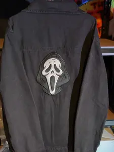 GhostFace Black Denim Jackets