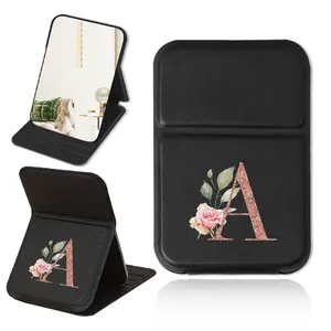 Foldable Durable Desktop Makeup Mirror, Non-Slip Handheld Design, Adjustable HD Cosmetic Tool, Perfect for Travel & Home Use, Travel Hand Mirrors