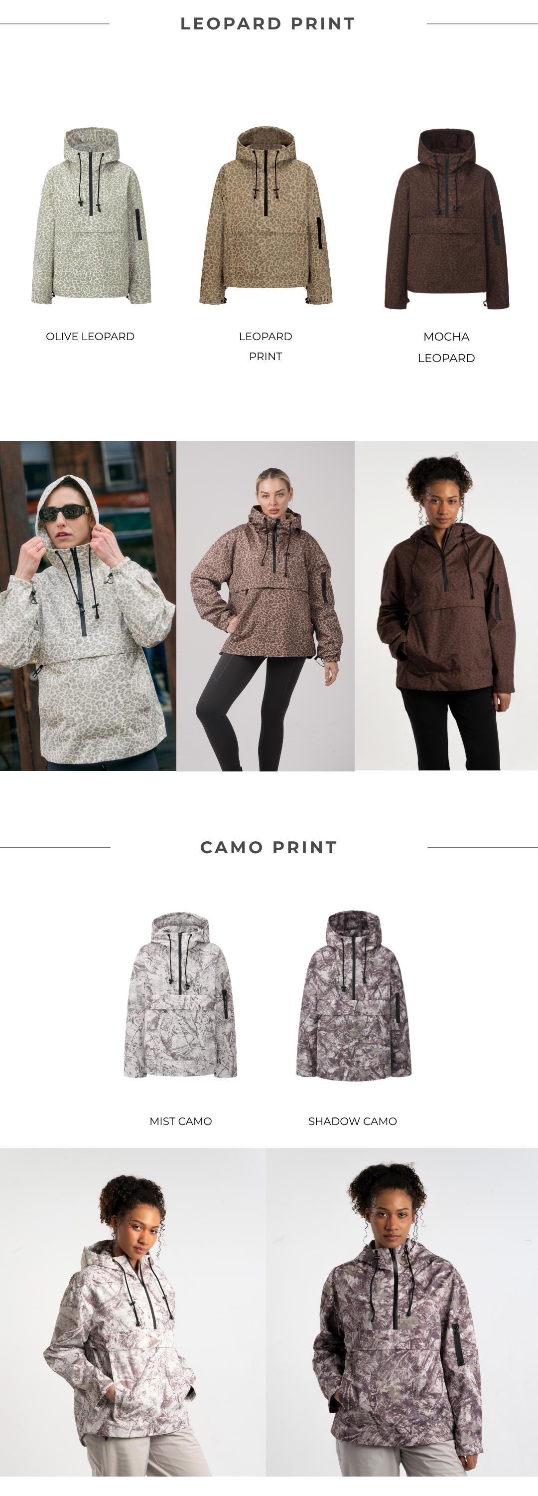 Warm waterproof rain jacket for dog walking and school runs